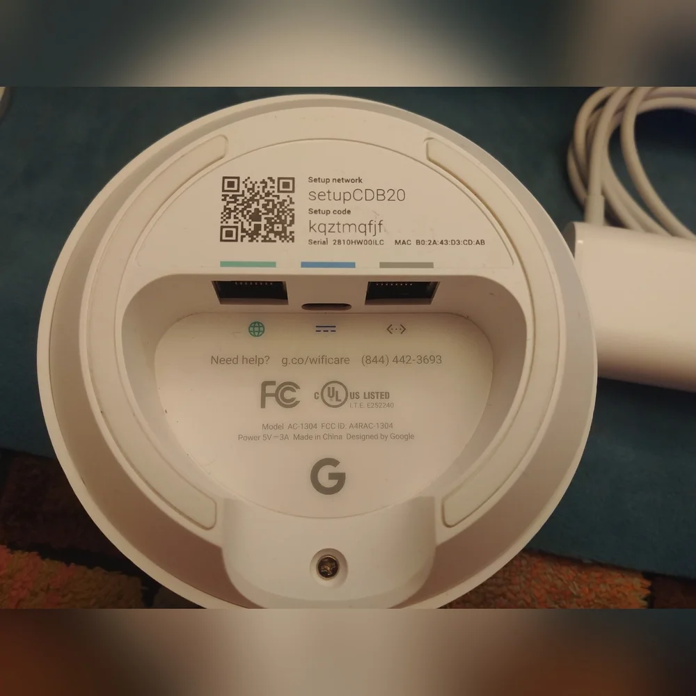Google Mesh Router AC 1304